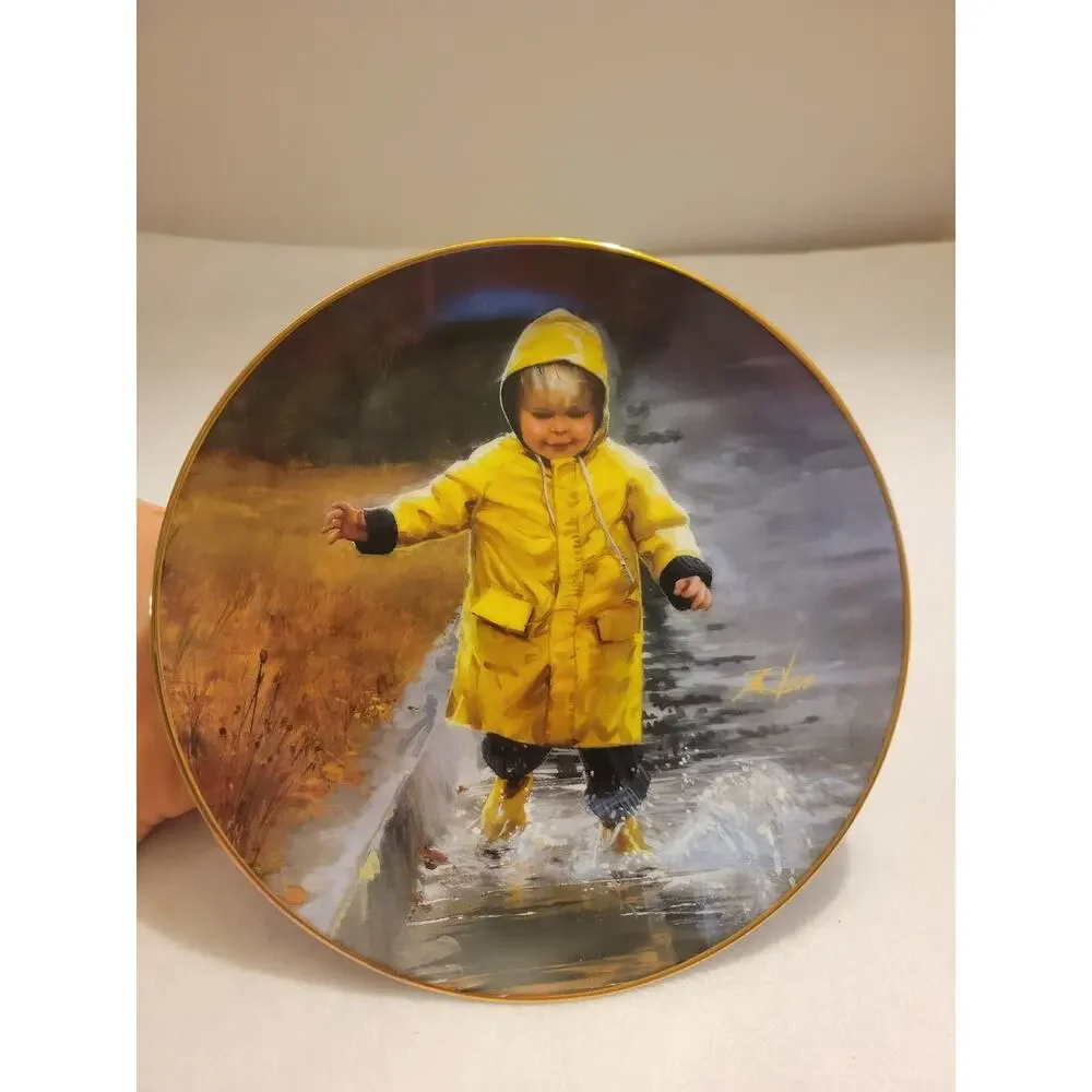Danbury Mint Little Splasher by‎ Donald Zolan Collectible Plate with COA #G3109